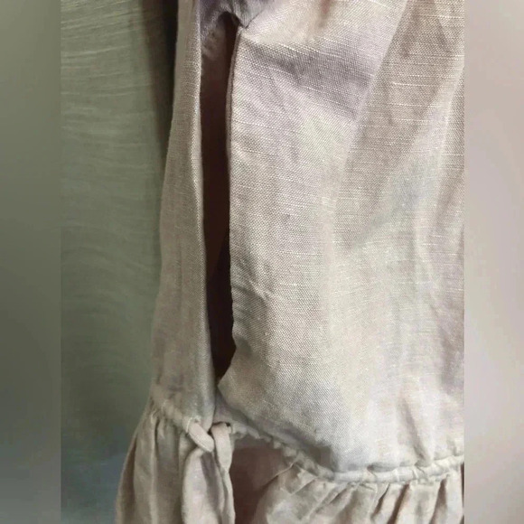 MADEWELL Dusty Pink Linen Blend Lorelei Mini Dress | Size Medium - Picture 9 of 12